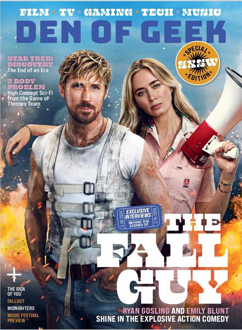 DEN OF GEEK magazine side cover  March 2024