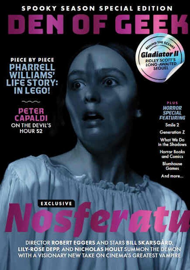 DEN OF GEEK magazine side cover  October 2024