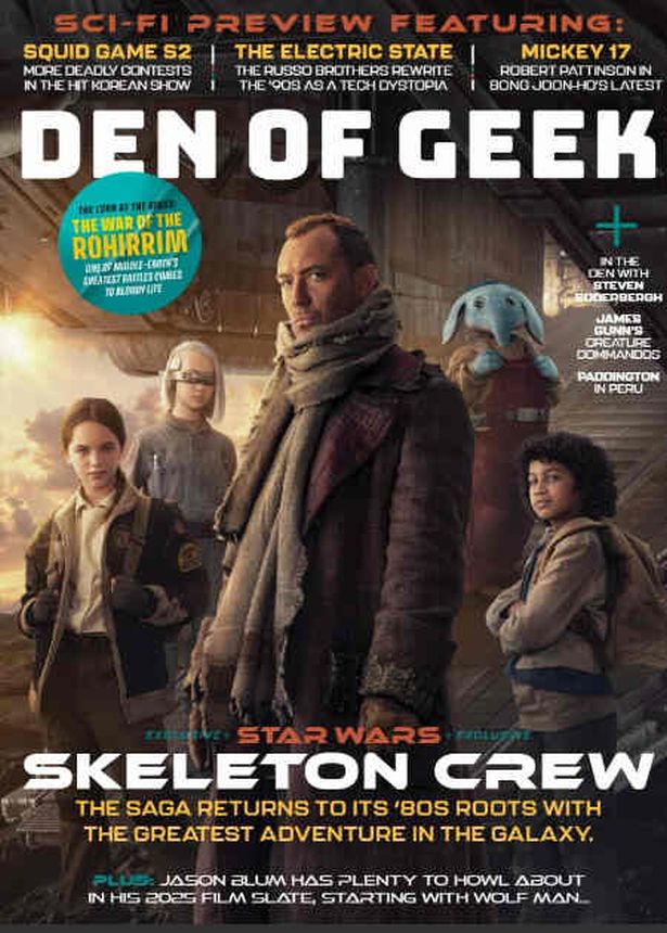 DEN OF GEEK magazine side cover  December 2024