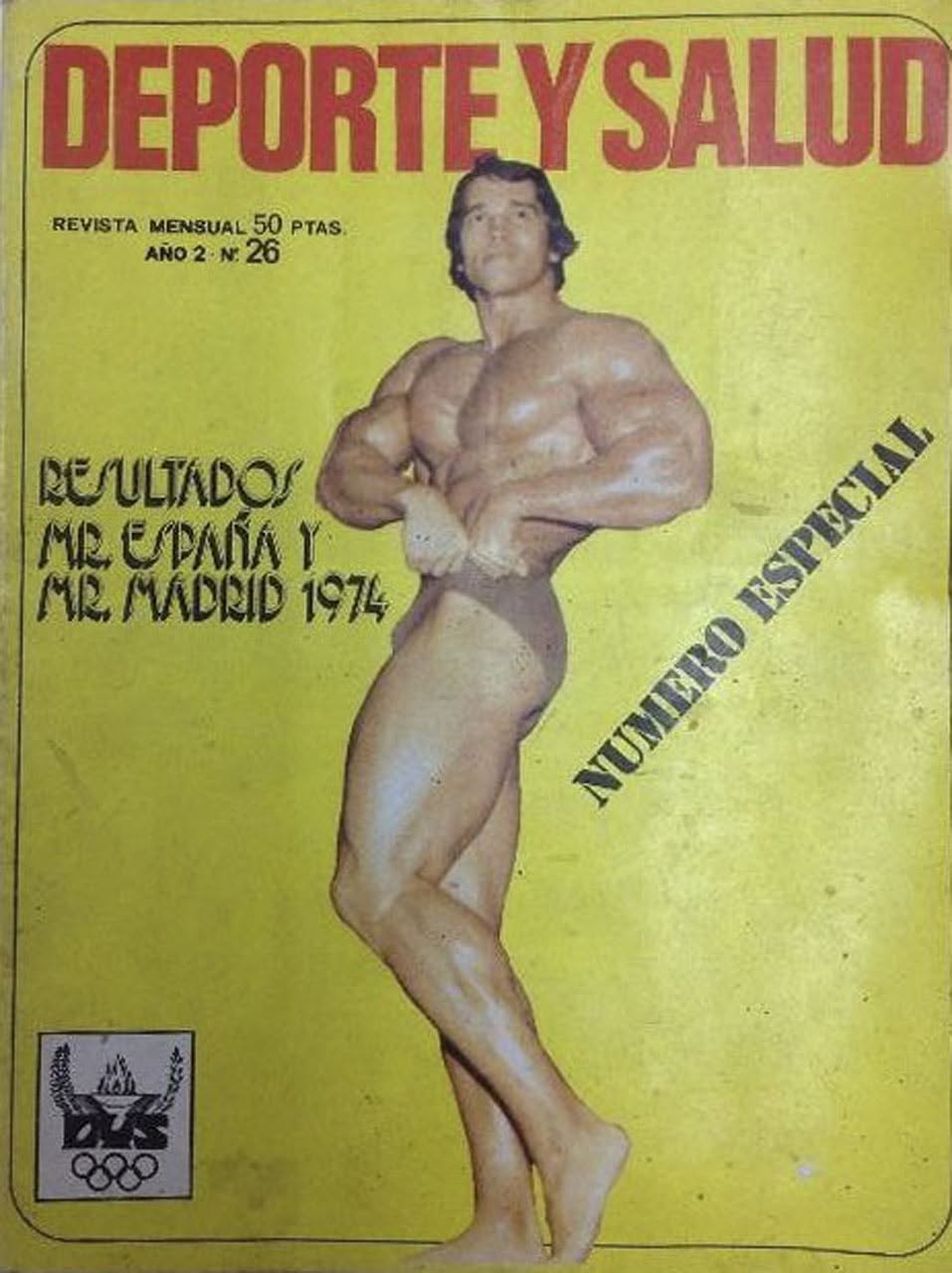 DEPORTE Y SALUD magazine side cover Issue 26   1972