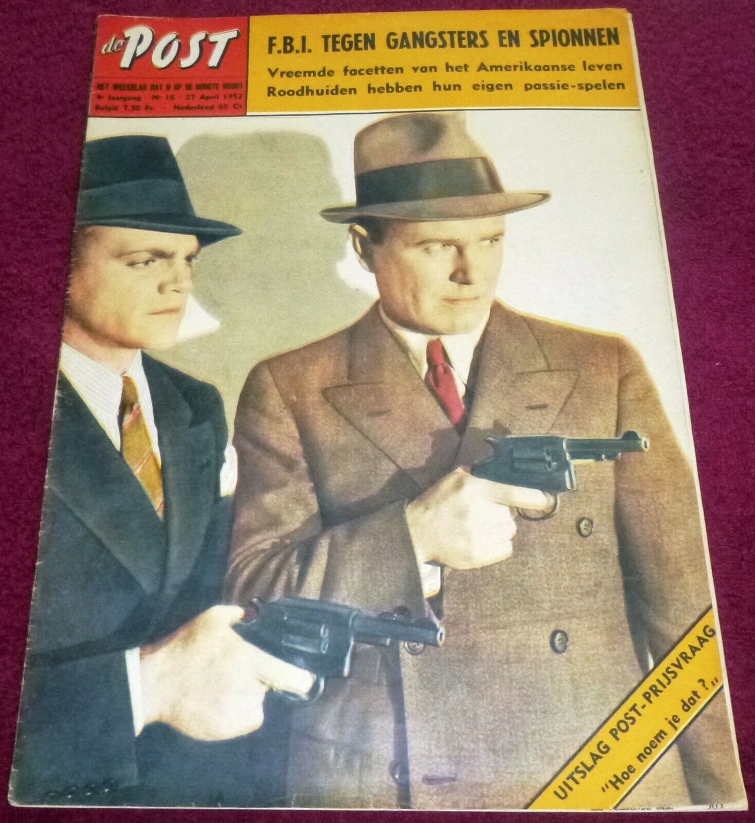 POST |DE magazine side cover Issue 16 27 April 1952