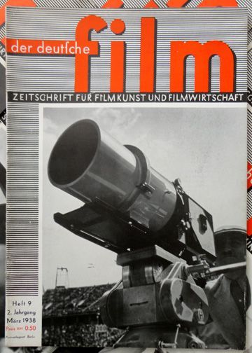 DEUTSCHE FILM | DER magazine side cover March 1938