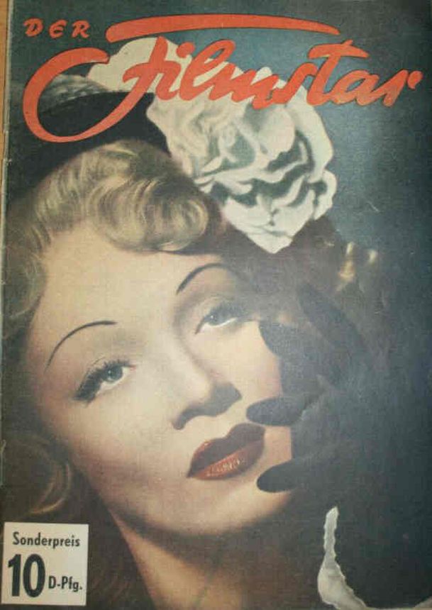 FILMSTAR | DER magazine side cover Issue 6  1948