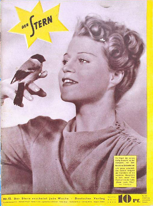 STERN | DER magazine side cover Issue 12  1939