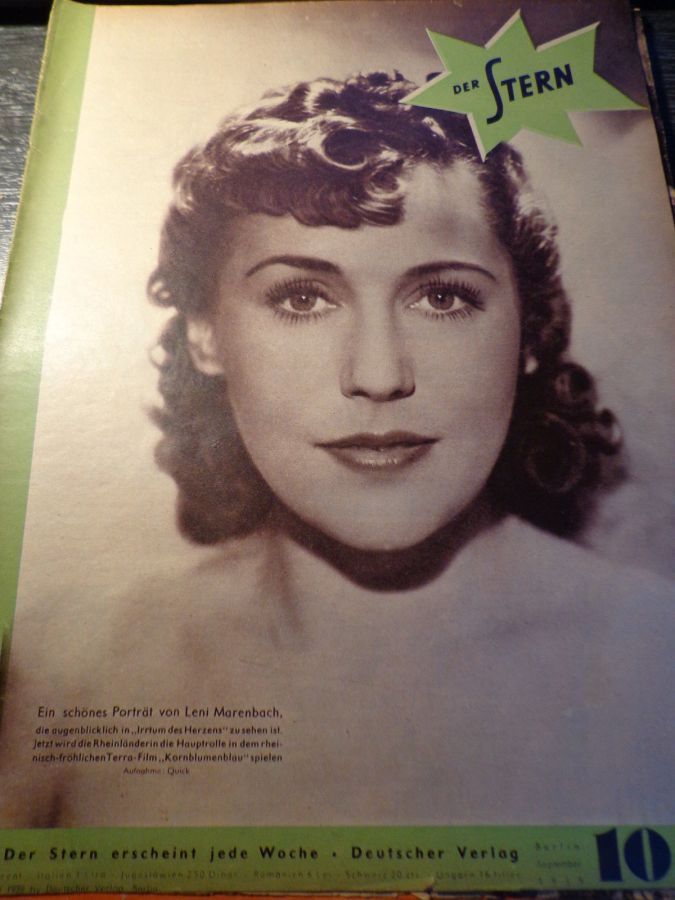 STERN | DER magazine side cover Issue 39  1939