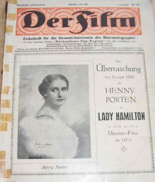FILM | DER magazine side cover Issue 45  1919