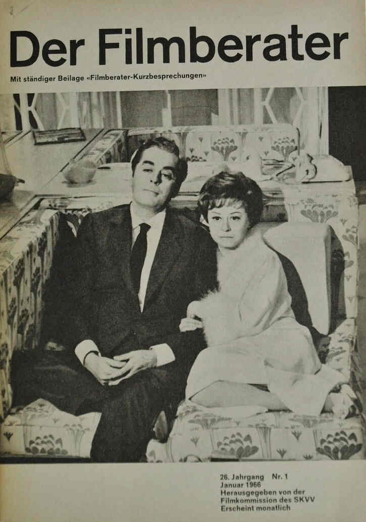 FILMBERATER (Ch) magazine side cover January 1966