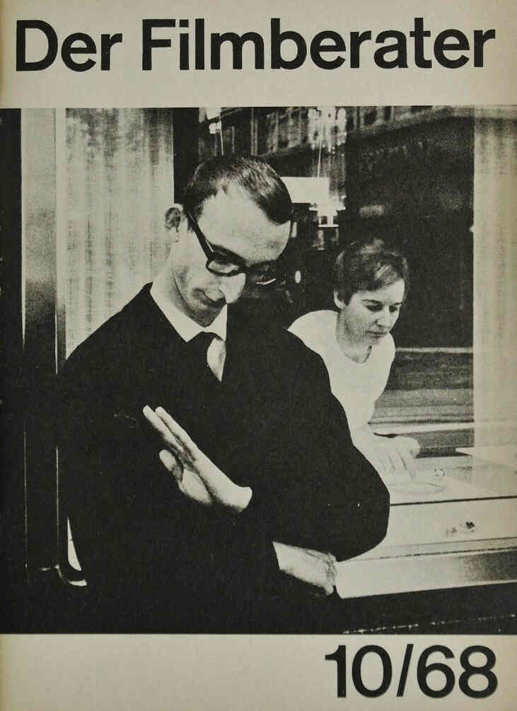 FILMBERATER (Ch) magazine side cover Issue 10  1968