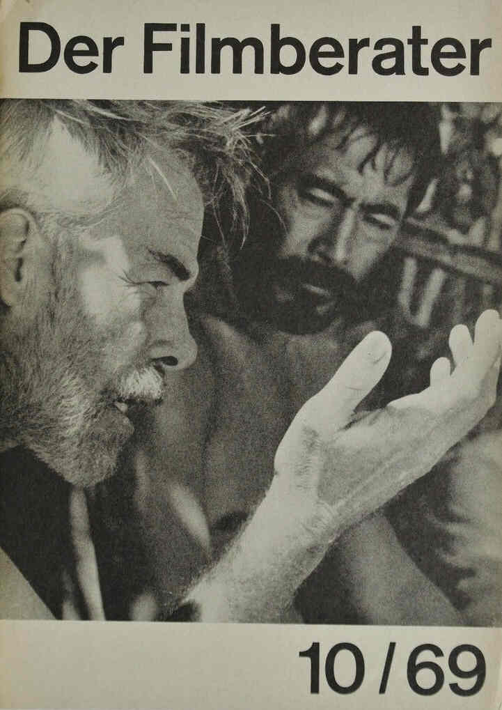 FILMBERATER (Ch) magazine side cover Issue 10  1969