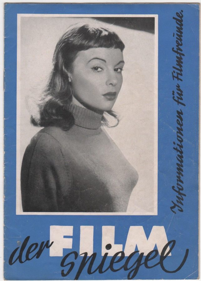 FILM SPIEGEL (1954-1959) magazine side cover Issue 02 July 1954