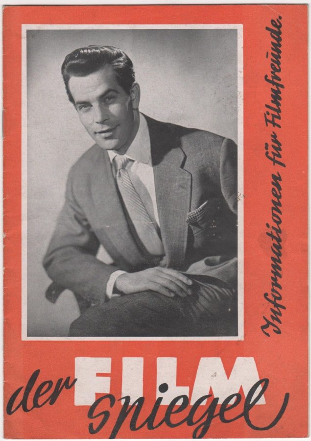 FILM SPIEGEL (1954-1959) magazine side cover Issue 04 September 1954