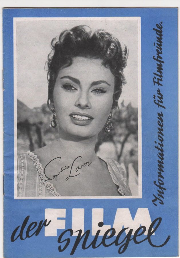 FILM SPIEGEL (1954-1959) magazine side cover Issue 24 May 1956