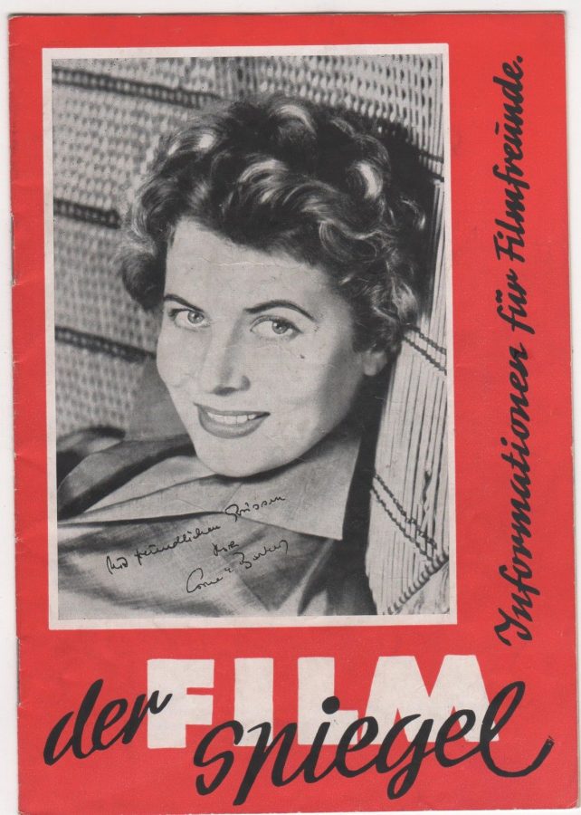 FILM SPIEGEL (1954-1959) magazine side cover Issue 25 June 1956