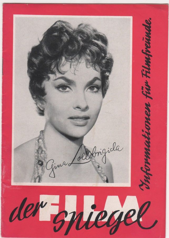 FILM SPIEGEL (1954-1959) magazine side cover Issue 33 February 1957