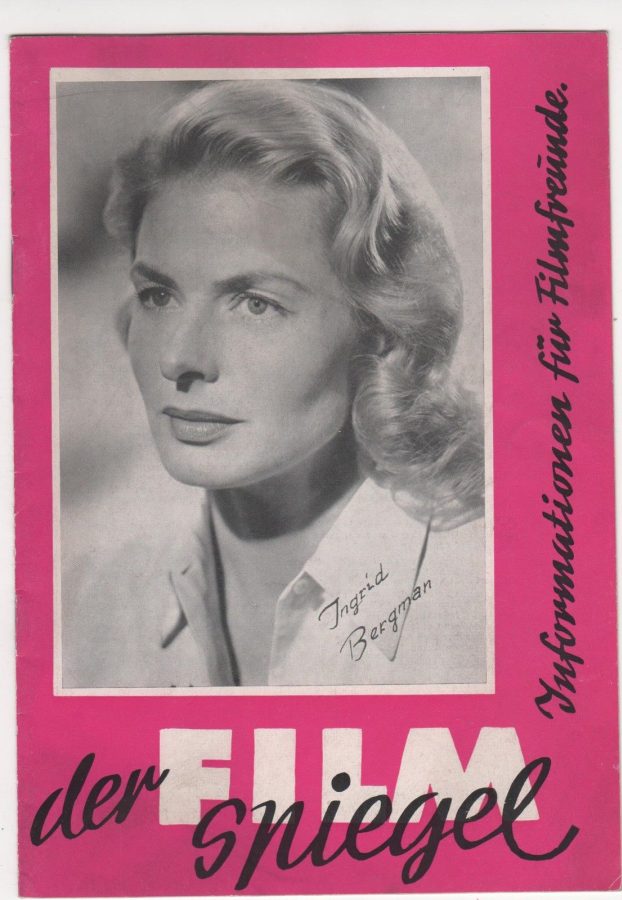 FILM SPIEGEL (1954-1959) magazine side cover Issue 35 April 1957