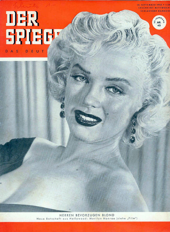 SPIEGEL | DER magazine side cover Issue 40 20 September 1953