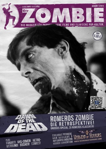 ZOMBIE |DER magazine side cover Issue 3  2013