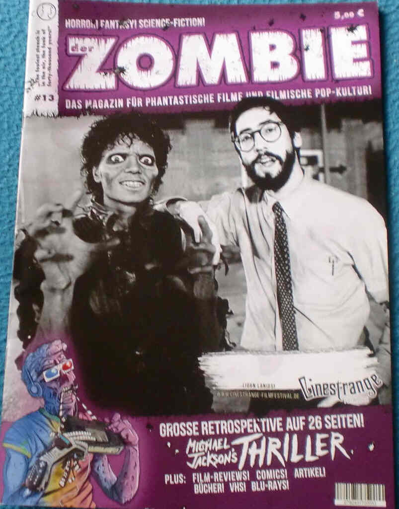 ZOMBIE |DER magazine side cover Issue 13  2015
