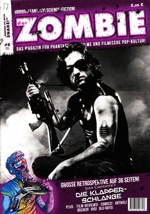 ZOMBIE |DER magazine side cover Issue 8  2015