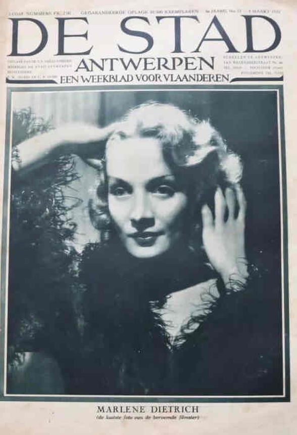 STAD ANTWERPEN | DE magazine side cover 4 March 1932