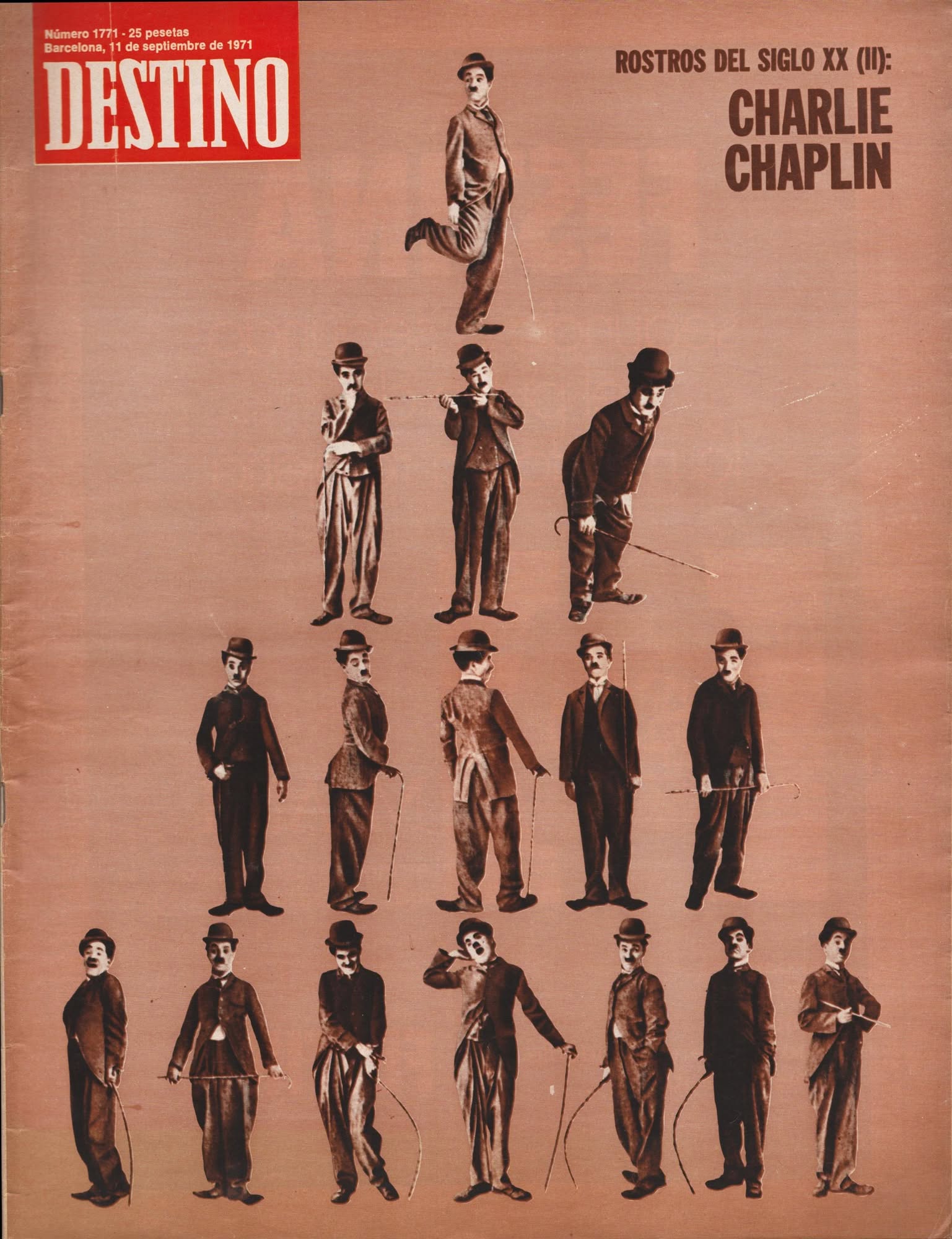 DESTINO magazine side cover Issue 1771 11 September 1971