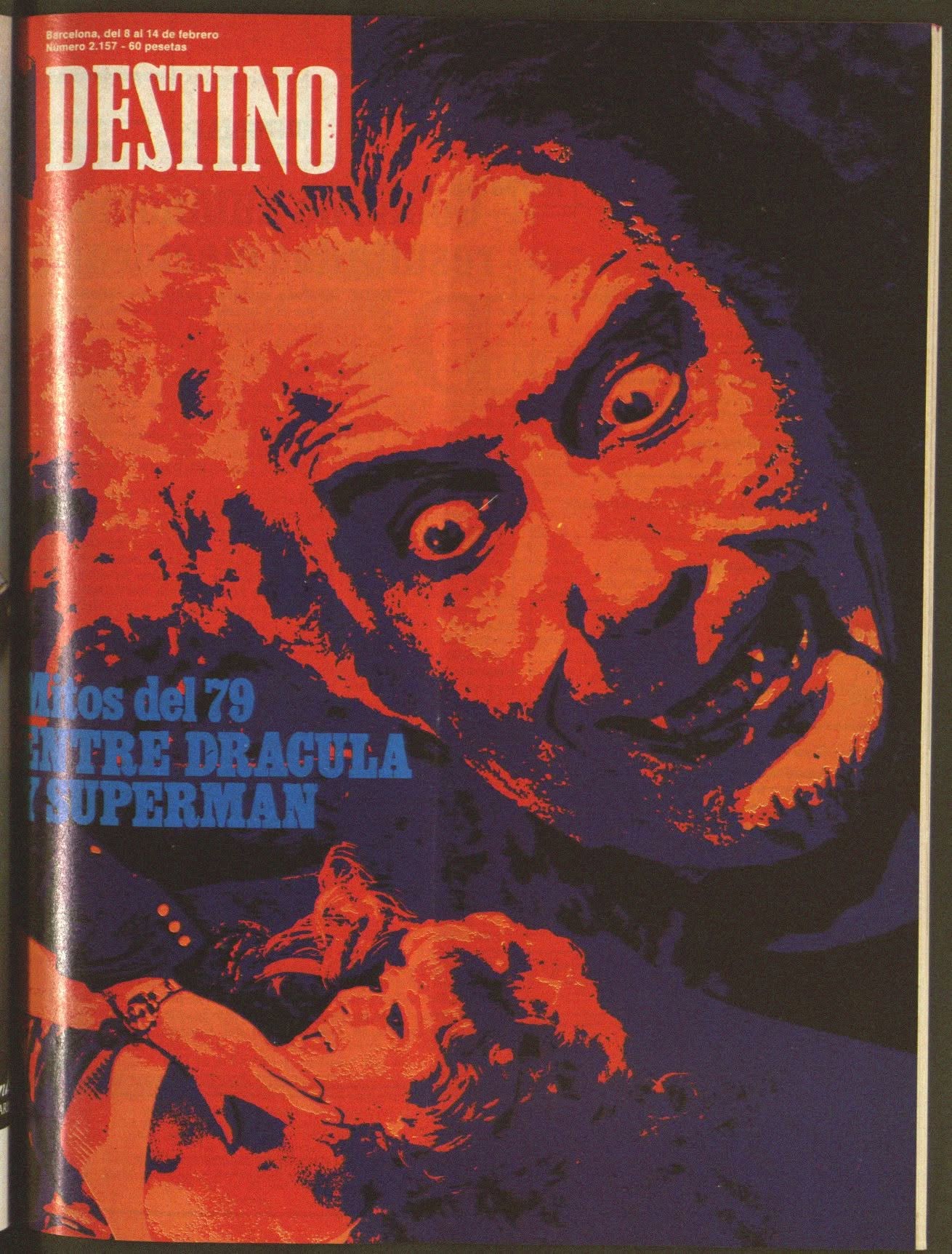 DESTINO magazine side cover Issue 2157 14 February 1979