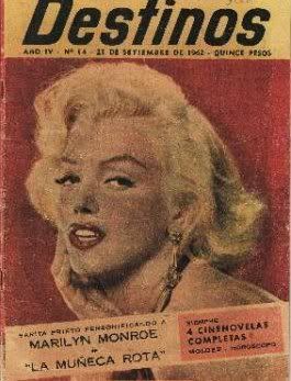 DESTINOS magazine side cover Issue 14 21 September 1962
