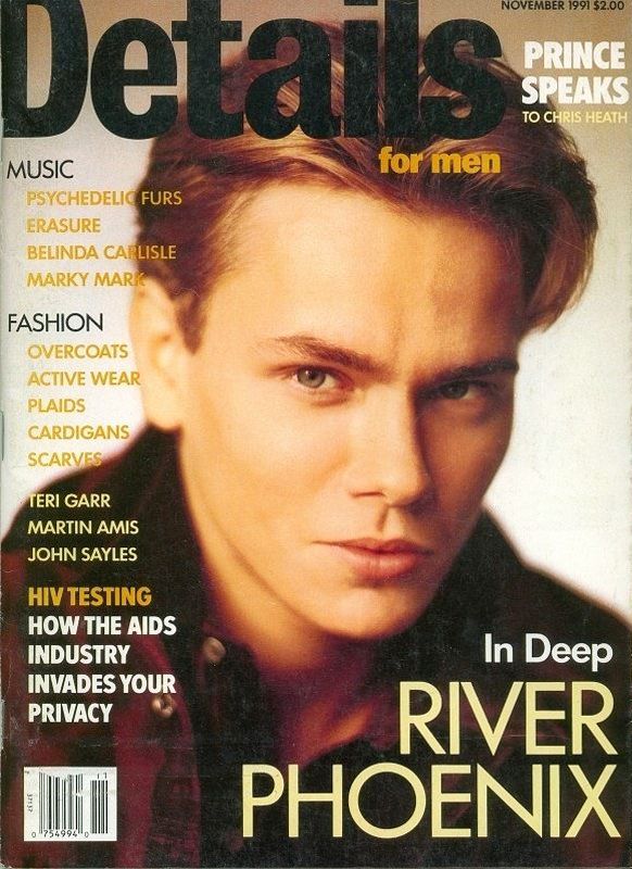 DETAILS magazine side cover  November 1991