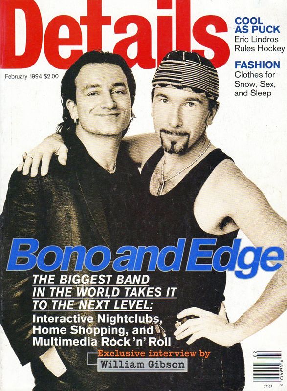 DETAILS magazine side cover  February 1994