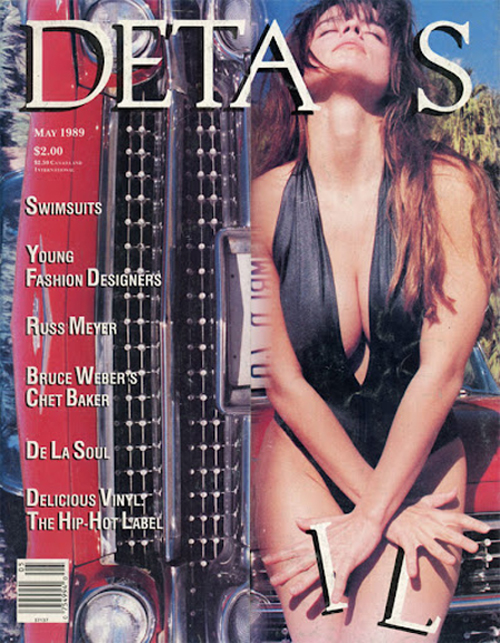DETAILS magazine side cover  May 1989