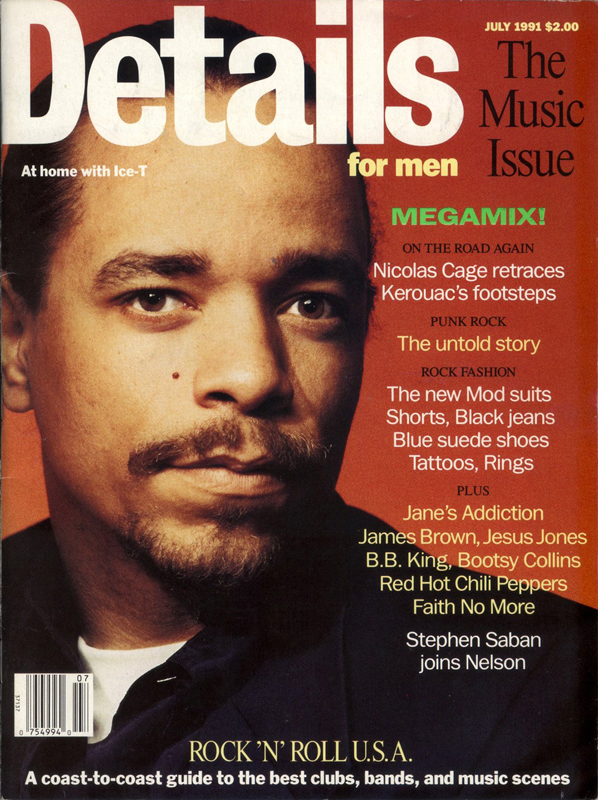 DETAILS magazine side cover  July 1991