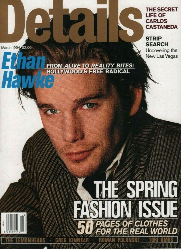 DETAILS magazine side cover  March 1994