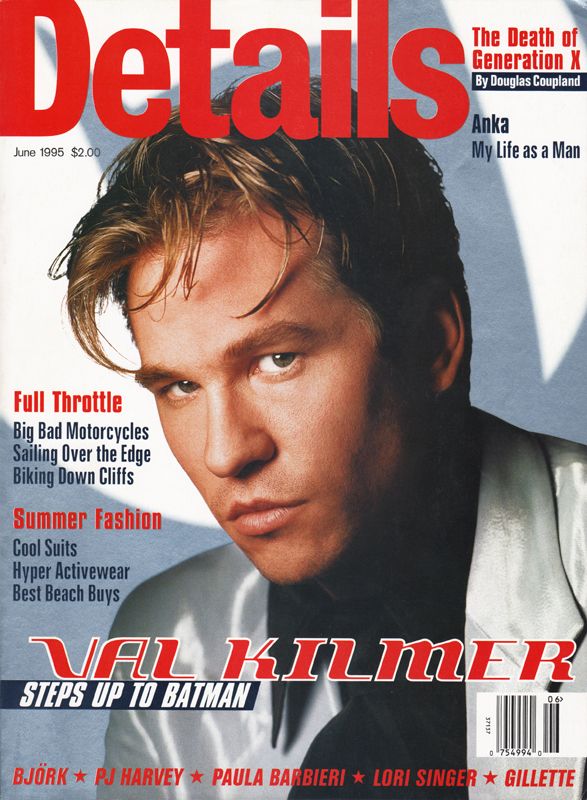 DETAILS magazine side cover  June 1995