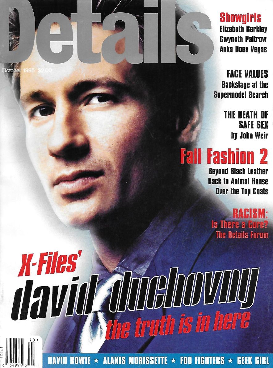 DETAILS magazine side cover  October 1995
