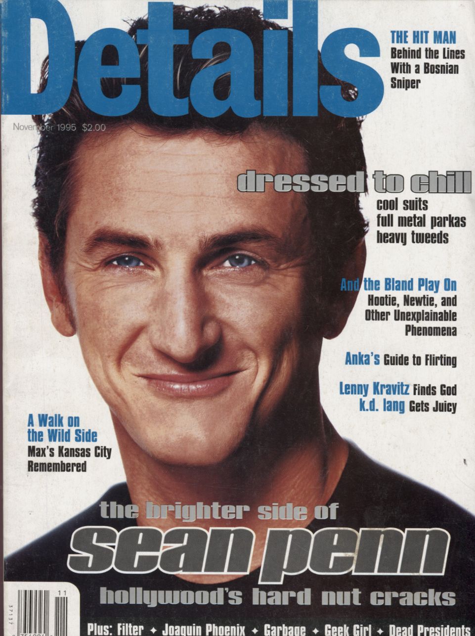 DETAILS magazine side cover  November 1995