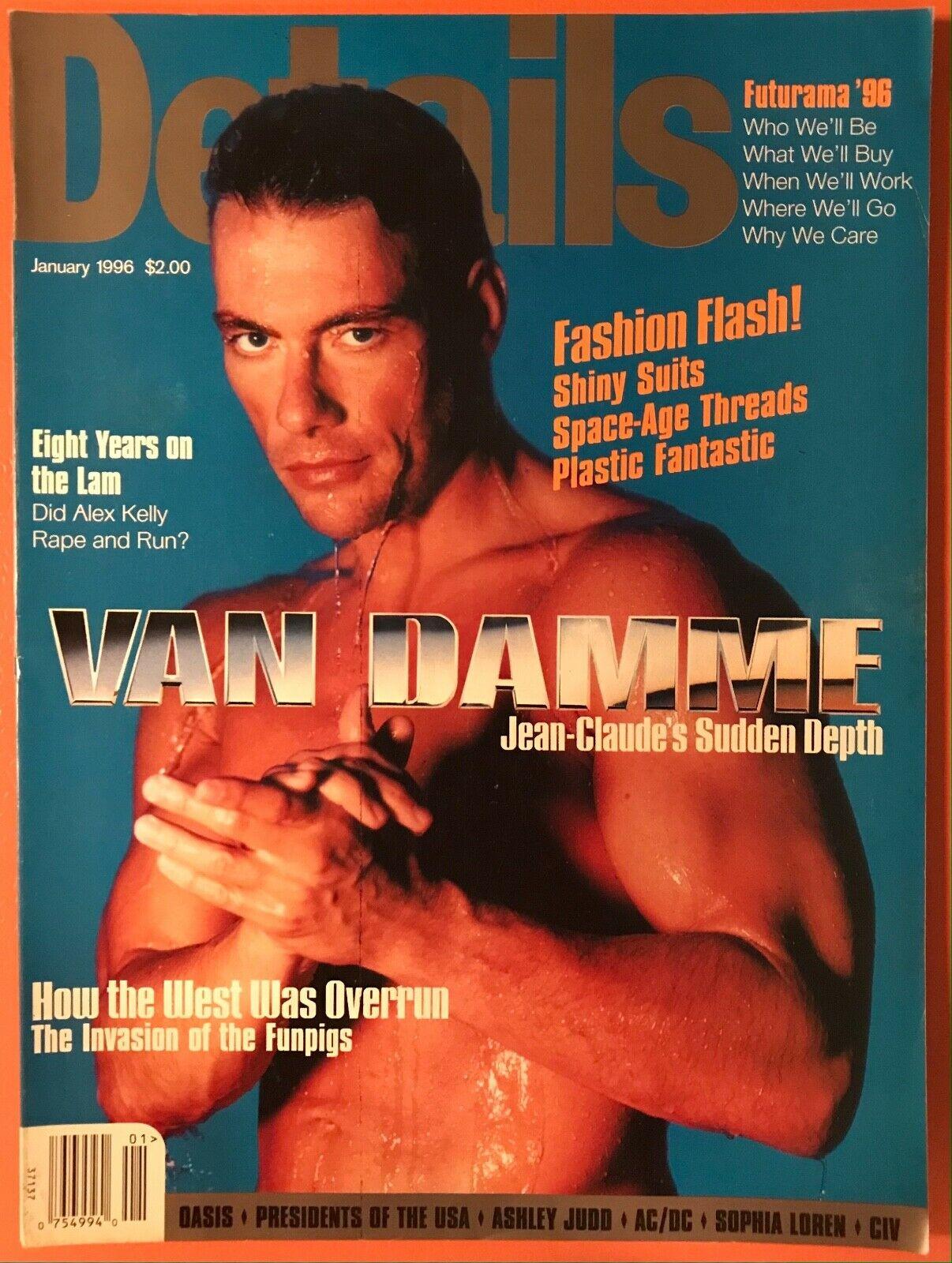 DETAILS magazine side cover  January 1996