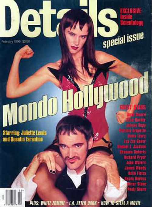 DETAILS magazine side cover  February 1996