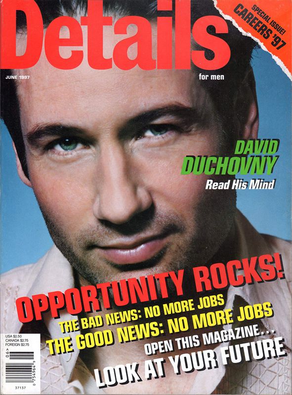 DETAILS magazine side cover  June 1997