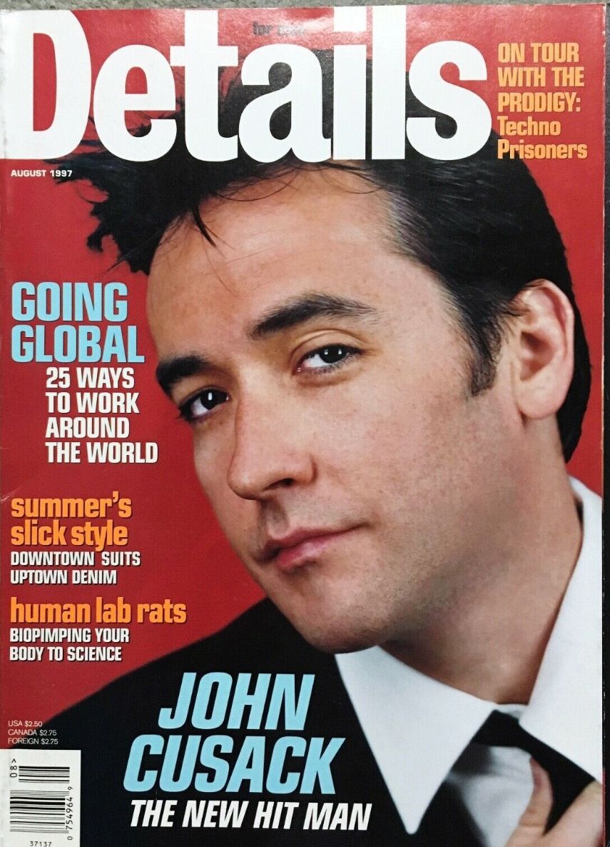 DETAILS magazine side cover  August 1997