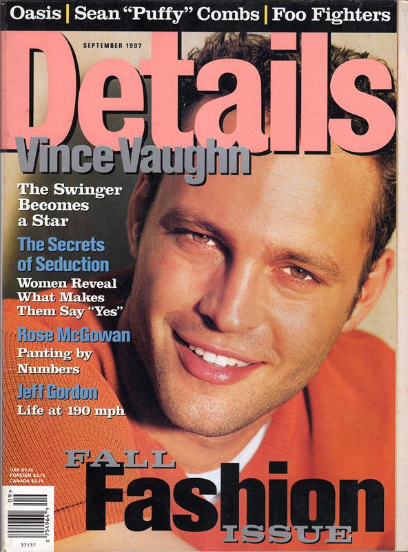 DETAILS magazine side cover  September 1997
