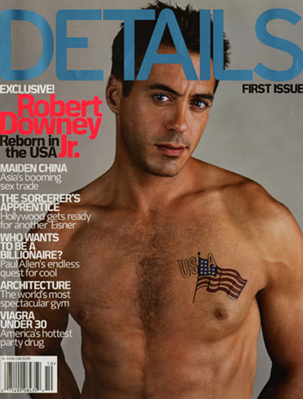 DETAILS magazine side cover  October 2000