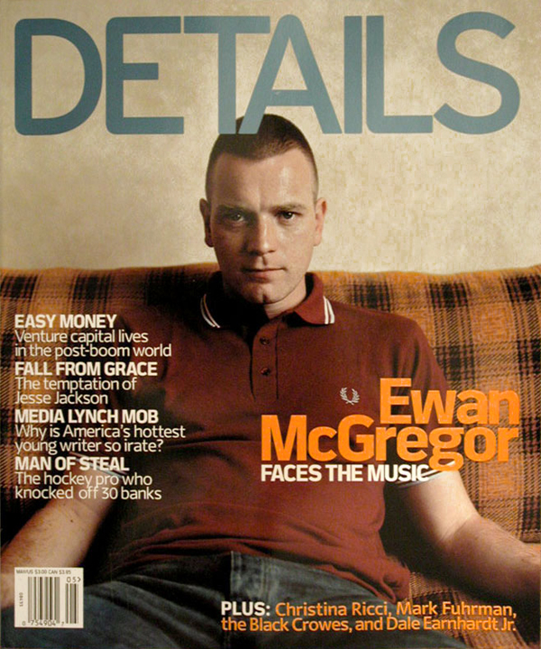 DETAILS magazine side cover  May 2001