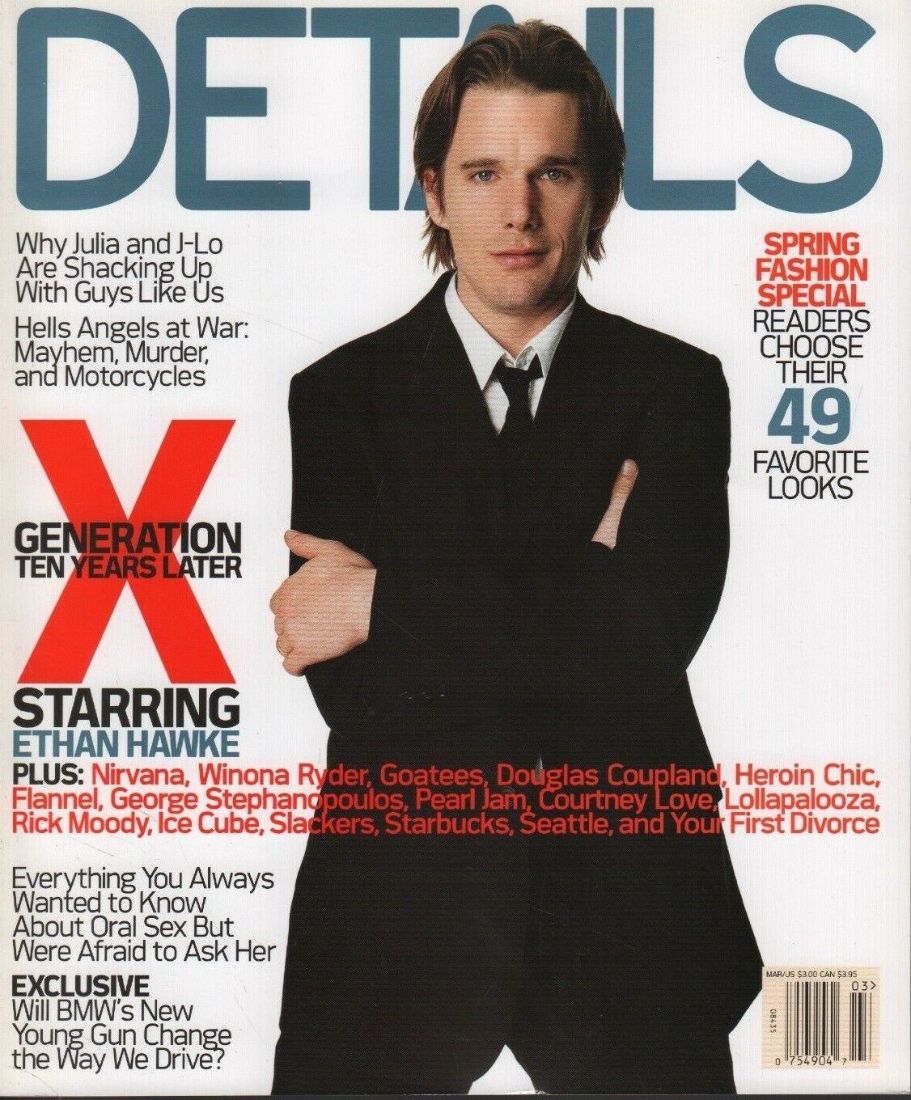 DETAILS magazine side cover  March 2002