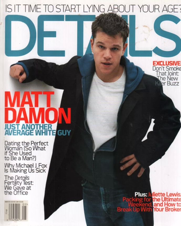 DETAILS magazine side cover  May 2002