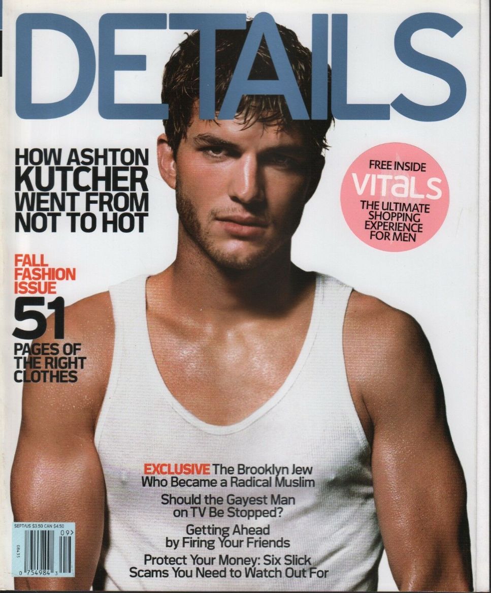 DETAILS magazine side cover  September 2003