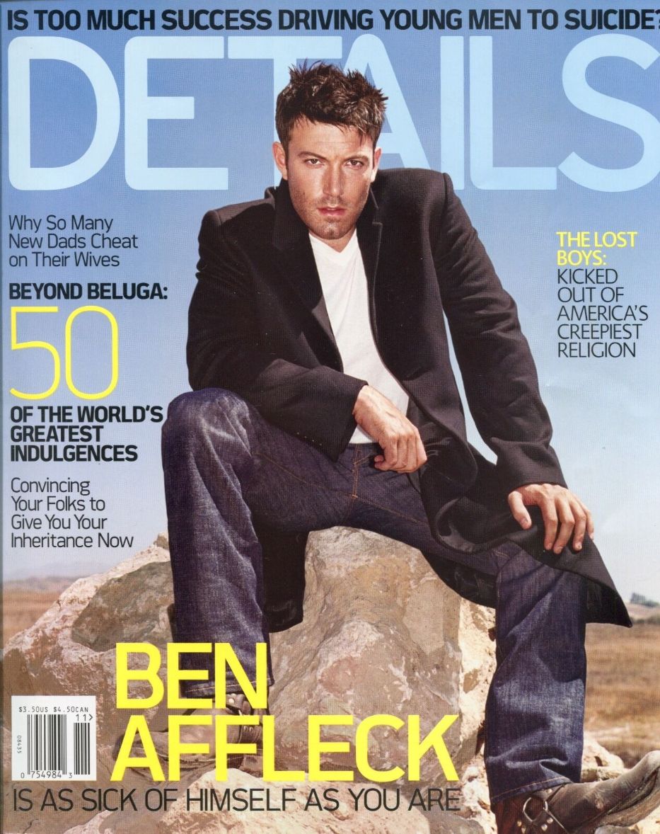 DETAILS magazine side cover  November 2004