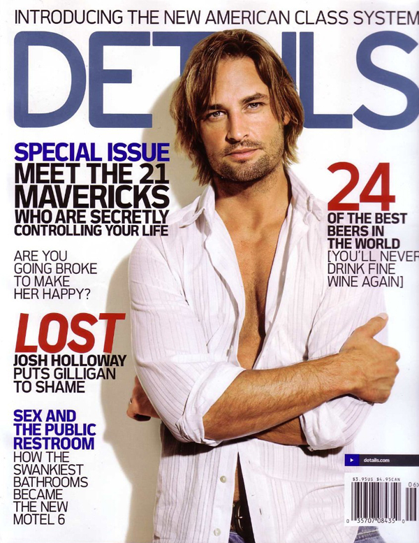 DETAILS magazine side cover  June 2006