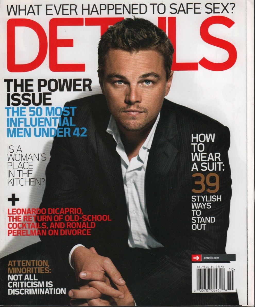 DETAILS magazine side cover  October 2006