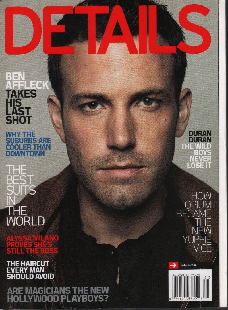 DETAILS magazine side cover  November 2007