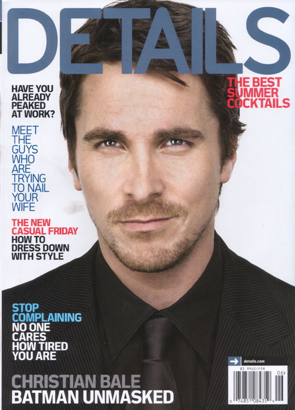 DETAILS magazine side cover  June/July 2008